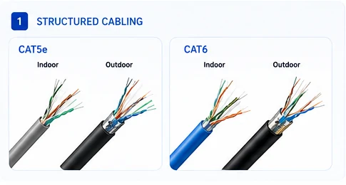 Structured Cabling product examples